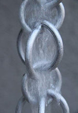 Nutshell Stores Double Loops Rain Chain - Aluminum - 11 Feet
