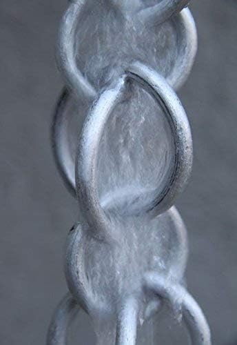 Nutshell Stores Double Loops Rain Chain - Aluminum - 6 Feet