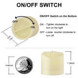 Flameless LED Tealight Candles Timer - Warm White 6 Pack