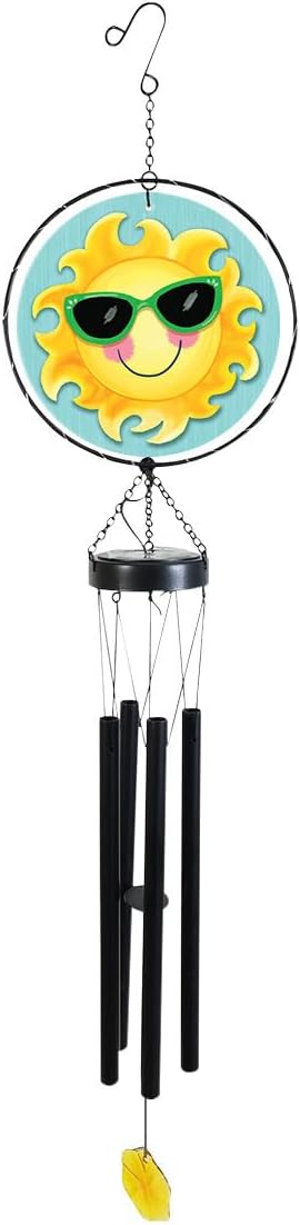 Briarwood Lane Hello Summer Sun Illuminated Wind Chime