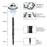 Solar Pathway Lights - 39 LED Bright White 2-Pack