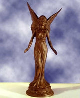 Upper Deck Majestic Angel Statue Cast Iron Rust Finish