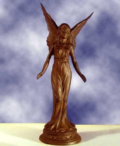 Upper Deck Majestic Angel Statue Cast Iron Rust Finish