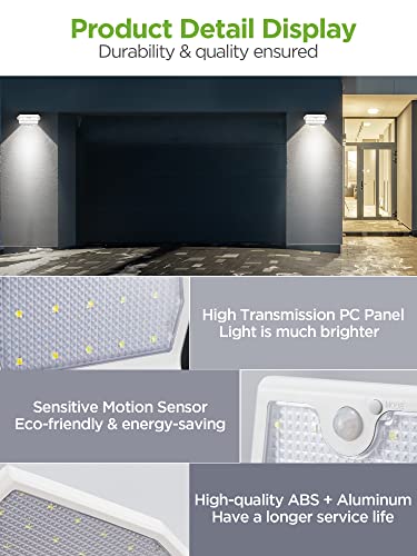 InnoGear 29 LED Solar Gutter Lights - Motion Sensor, 2 Pack
