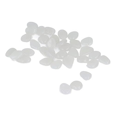 Outdoor Luminous STO Colorful e Luminous or K Garden Courtyard Waly Garden Trails 100 Bag Color Mixed,Garden Decoration Decorative Step STO (White)