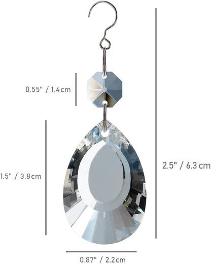 12pcs Crystal Suncatchers, Hanging Crystals Chandelier Prisms for Windows, Rainbow Maker Home Decoration