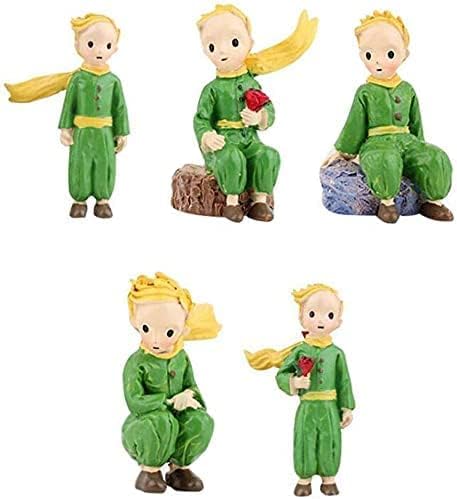 Garden Ornaments Decor Statue Outdoor,Abstract Unique Statue Sculpture Creative Statues and Sculptures Outdoor Decor for Garden,Miniature Cute Little Prince Fairy Garden Figurines Micro Land