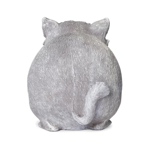 Pudgy Pals by Roman Cat Garden Statue - 7.25"