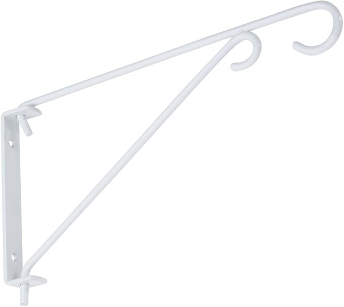 National Hardware N274-779 Swivel Bracket, White, 9"