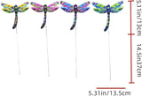 A Set of Adorable Wrought-Iron Garden planters is Suitable for Various Places Such as patios, courtyards, corridors, etc. (Dragonfly)
