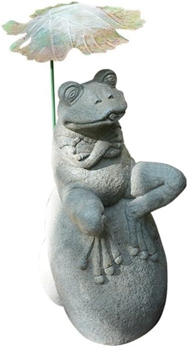 Whimsical Animal Pond Spitter, Outdoor Water Fountain with Pump and Hose, Antique Style Garden Water Fountain for Patio, Yard, Pond and Indoor Decor(X-Large)