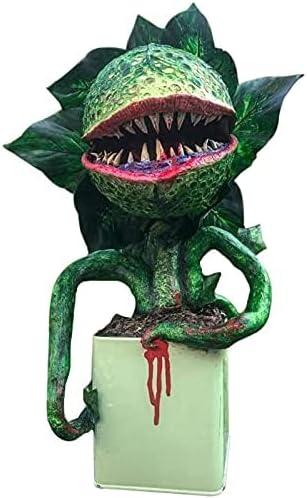Hestar Piranha Flower Replica Movie Prop Yard Resin Ornaments Little Shop of Horrors Halloween Decoration Outdoor Decoration