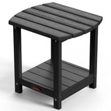 Ciokea Adirondack Outdoor Side Table，Black