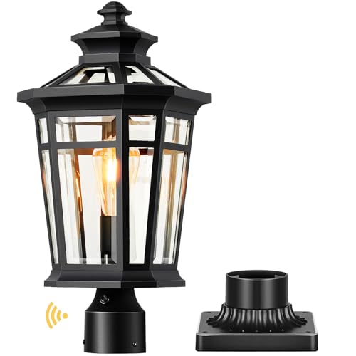 Dusk to Dawn Outdoor Post Light - Large