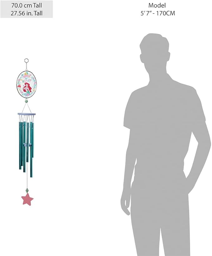 Disney Garden Windchime, Multicoloured, Height 70cm