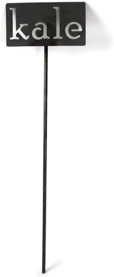 Classic Metal Garden Markers 19 Inches Tall (kale, Raw, Unfinished Steel (will rust with time))