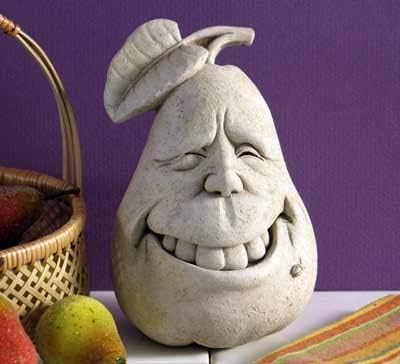 Carruth Studio, Peary Winkle Wall Plaque, Garden Statue Figurine, Original Sculpture Handcrafted in Stone, Artisan Made