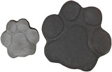 AUTUMN USA Set of 2 Paw Print Stepping Stone Molds - Dog & Cat Paw Print Concrete Molds for Non-Slip Garden Decor