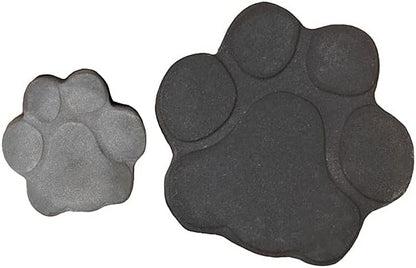 AUTUMN USA Set of 2 Paw Print Stepping Stone Molds - Dog & Cat Paw Print Concrete Molds for Non-Slip Garden Decor