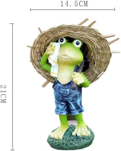 ZXHStore Garden Statue Ornaments Outdoor, Waterproof Resin Garden Statues Decor for Lawn Yard and Garden Sculpture, Children's Gifts