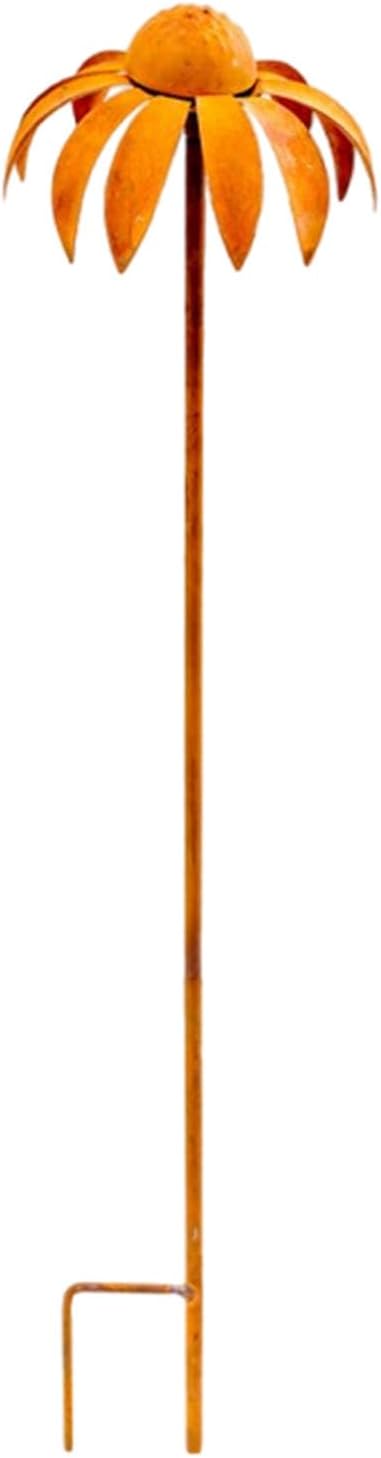 Rustics Garden Stake Iron Plant Sculpture Vintage Outdoor Decoration for Flower Beds Lawns