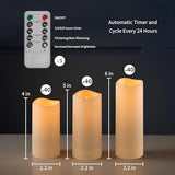 LED Flameless Candles - 120 Pack, Waterproof, Remote & Timer