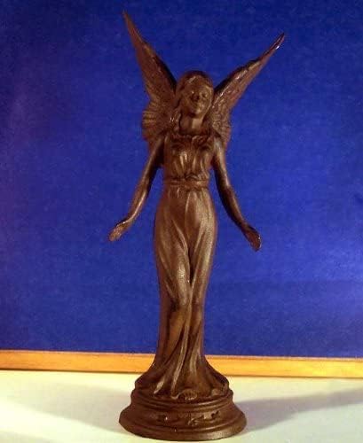 Upper Deck Majestic Angel Statue Cast Iron Rust Finish