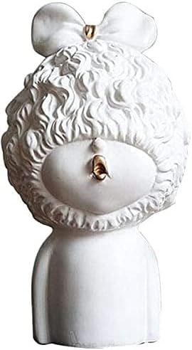 Garden Ornaments Decor Statue Outdoor,Abstract Unique Statue Sculpture Creative Statues and Sculptures Outdoor Decor for Garden,Creative Resin Crafts Portrait Decoration Home Living Room