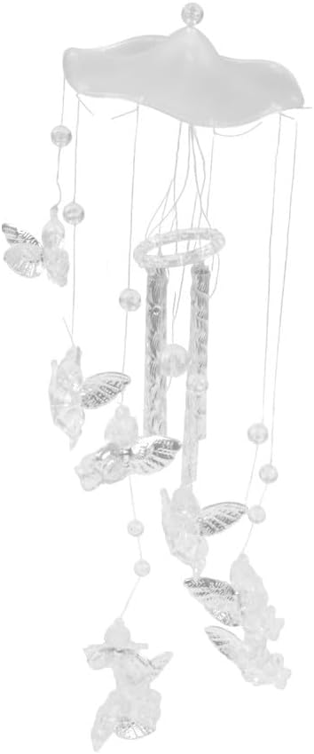 Angel Aluminum Wind Chime with Tuned Metal Tubes for Home, Garden, and Patio Decoration