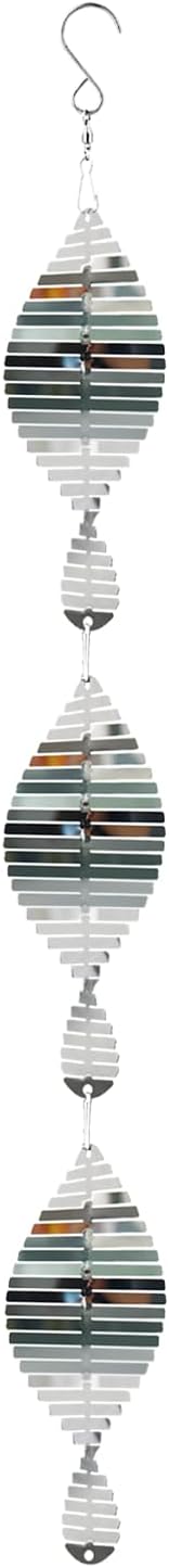 Bird Deterren for Outside Patio, 12 PCS High Reflective Bird Scare Devices Outdoor Decor, 3D Bird Reflectors for Garden, Porch, and Window Decoration