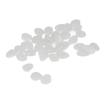 Outdoor Luminous STO Colorful e Luminous or K Garden Courtyard Waly Garden Trails 100 Bag Color Mixed,Garden Decoration Decorative Step STO (White)