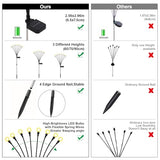 Solar Firefly Lights - Warm White, 8 Pack