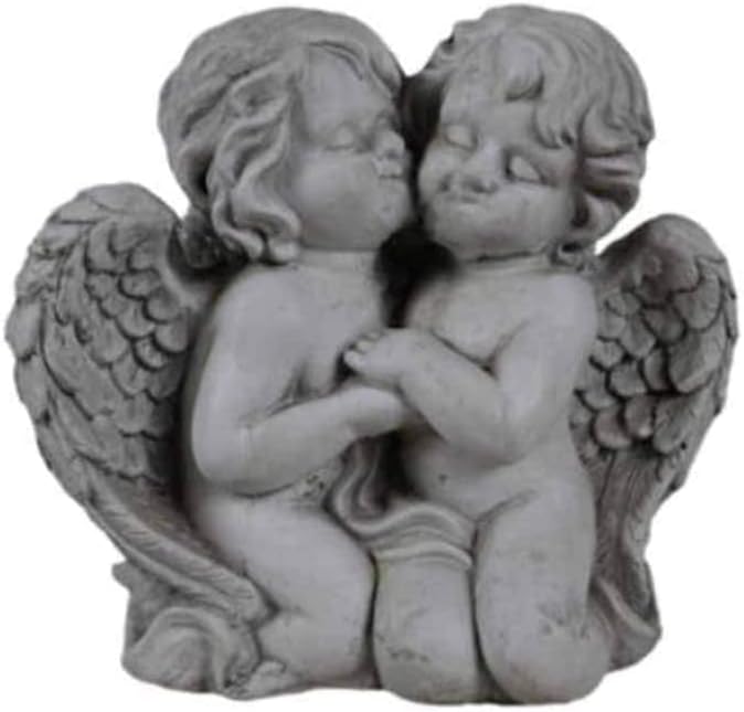 Garden Ornaments Decor Statue Outdoor,for Friends Gifts Art Ornaments Decor Crafts Figurines Collectible Prop Angel Sculpture Statue, Garden Retro Angel Ornament Sculpture Model
