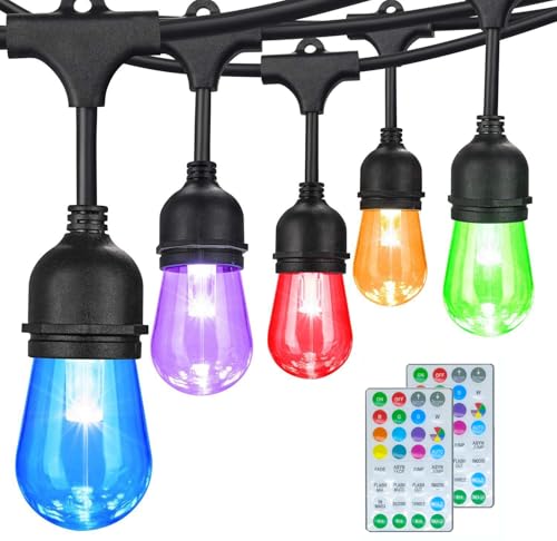 96FT Color Changing LED String Lights with Remote Control