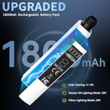 SeaShine Rechargeable String Lights - 22FT Battery Operated