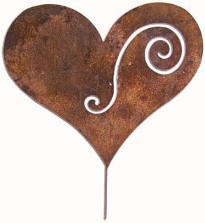 Heart Garden Stake/Garden Art