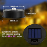 Solar Lantern Replacement Lids - 2 Pack, 7 Lumens