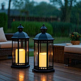 4" x 6" Waterproof LED Candles with Timer - 2 Pack