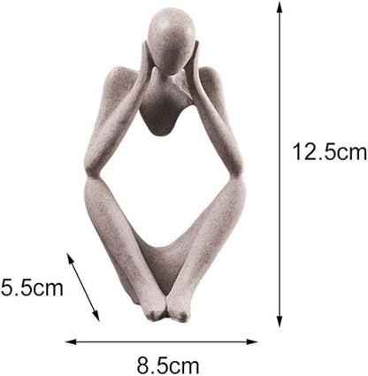 Garden Ornaments Decor Statue Outdoor,Bar Table Figurine Garden Decoration for Sculpture Home Ornaments 2X Penseur Sculpture Figurine Maison Décor Moderne