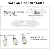 Outdoor String Lights - White 50FT Waterproof