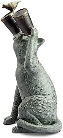 SPI Observant Cat Garden Sculpture
