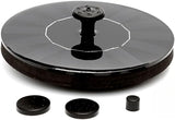 Solar Bird Bath Fountain Pump with 3 Nozzles Floating Water Feature for Garden Pond Pool Fish Tank Outdoor Solar-Powered Spray Pump
