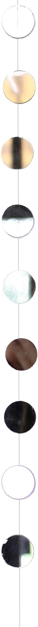 Mirror Garland Strand, 1 x 48 Inches, Real Mirror Sun Catcher Mobile