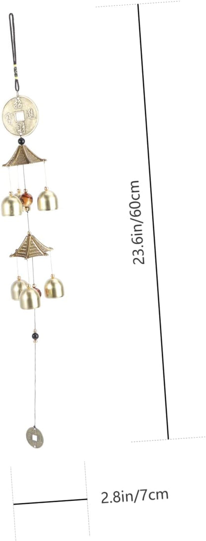 BESPORTBLE 1pc Metal Wind Chime Pendant Decor Hanging Chimes for Garden Patio Door and Home Crisp Sounds for Relaxing Ambiance Birthdays and Special Occasions