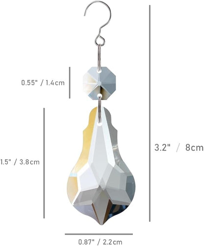 12pcs Crystal Suncatchers, Hanging Crystals Chandelier Prisms for Windows, Rainbow Maker Home Decoration
