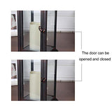 Decorative LED Lantern 15" - Flameless Candle, Bronze Plastic, Timer