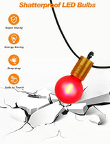 50FT Multicolor G40 LED Globe String Lights - Shatterproof & Weatherproof