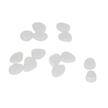 Outdoor Luminous STO Colorful e Luminous or K Garden Courtyard Waly Garden Trails 100 Bag Color Mixed,Garden Decoration Decorative Step STO (White)