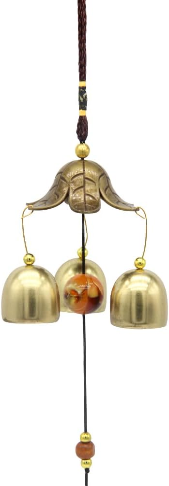 Hooshing Lucky Small Wind Chimes Metal Garden Bells Feng Shui Windchimes for Best Wishes Home Outdoor Garden Patio Hanging Decor Gift for Mother