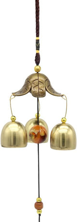 Hooshing Lucky Small Wind Chimes Metal Garden Bells Feng Shui Windchimes for Best Wishes Home Outdoor Garden Patio Hanging Decor Gift for Mother